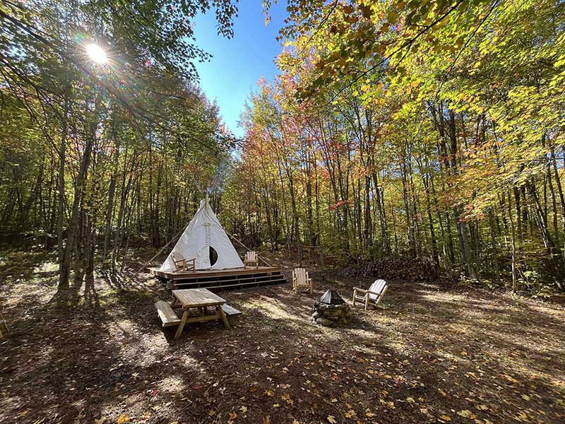 Tipi Refuges rustiques La Macaza