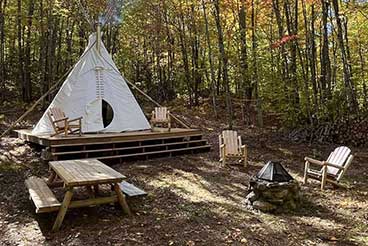 Tipi Refuges rustiques La Macaza